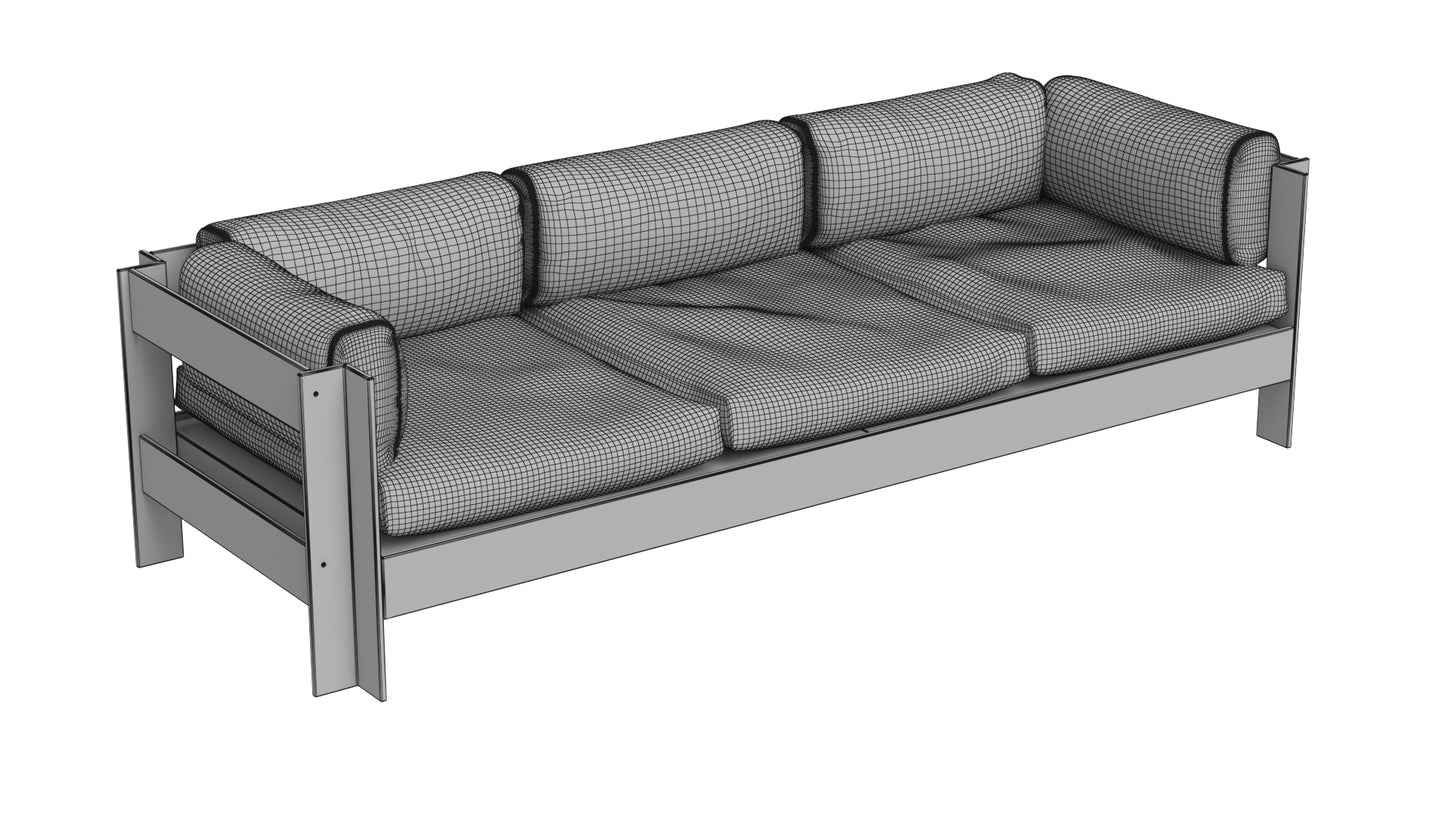 Poltronova Zelda Sofa 3D Model