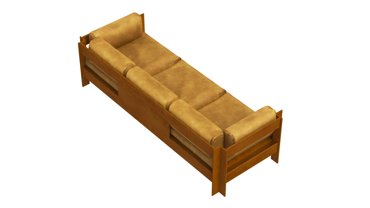 Poltronova Zelda Sofa 3D Model