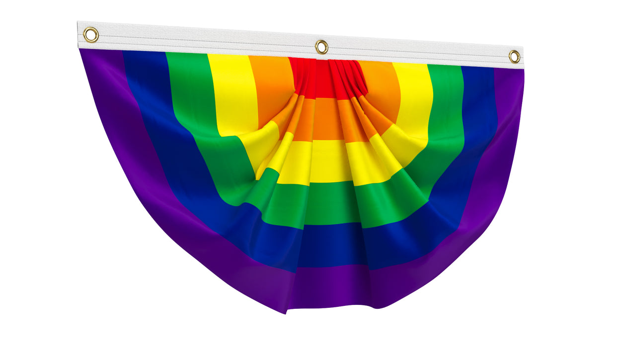 Rainbow Pride Flag Bunting 3D Model