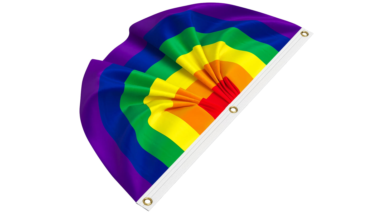 Rainbow Pride Flag Bunting 3D Model