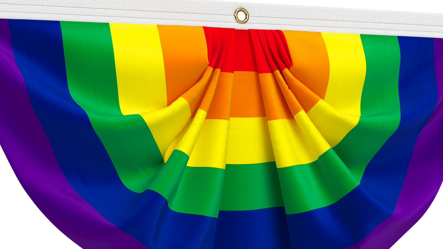 Rainbow Pride Flag Bunting 3D Model