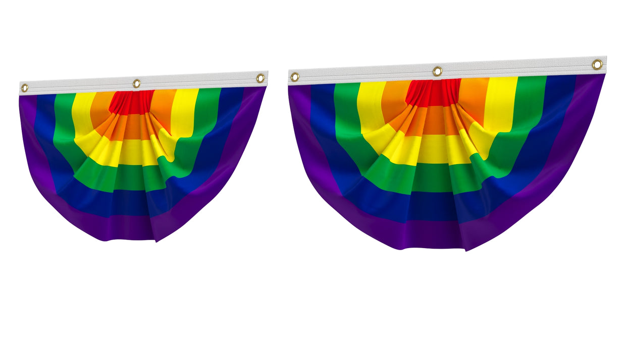 Rainbow Pride Flag Bunting 3D Model