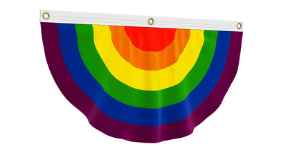 Rainbow Gay Pride Flag Bunting 3D Model