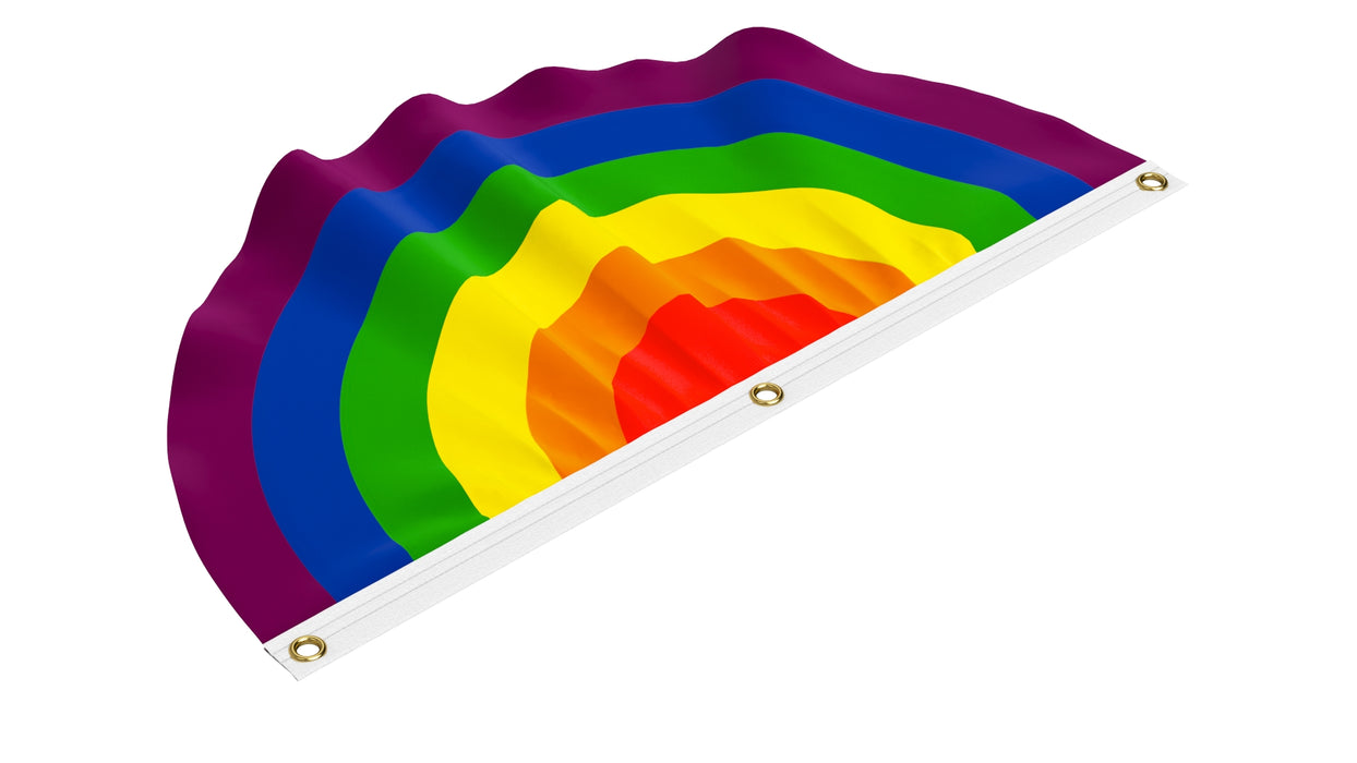 Rainbow Gay Pride Flag Bunting 3D Model