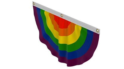 Rainbow Gay Pride Flag Bunting 3D Model