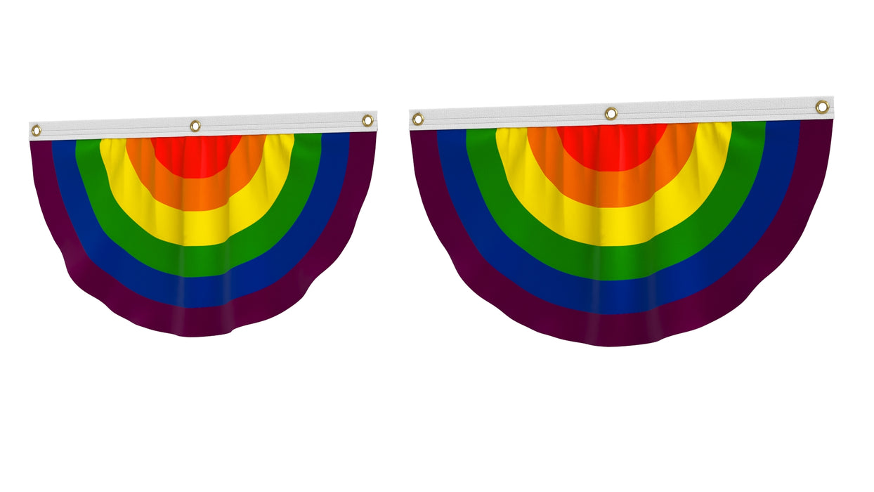Rainbow Gay Pride Flag Bunting 3D Model