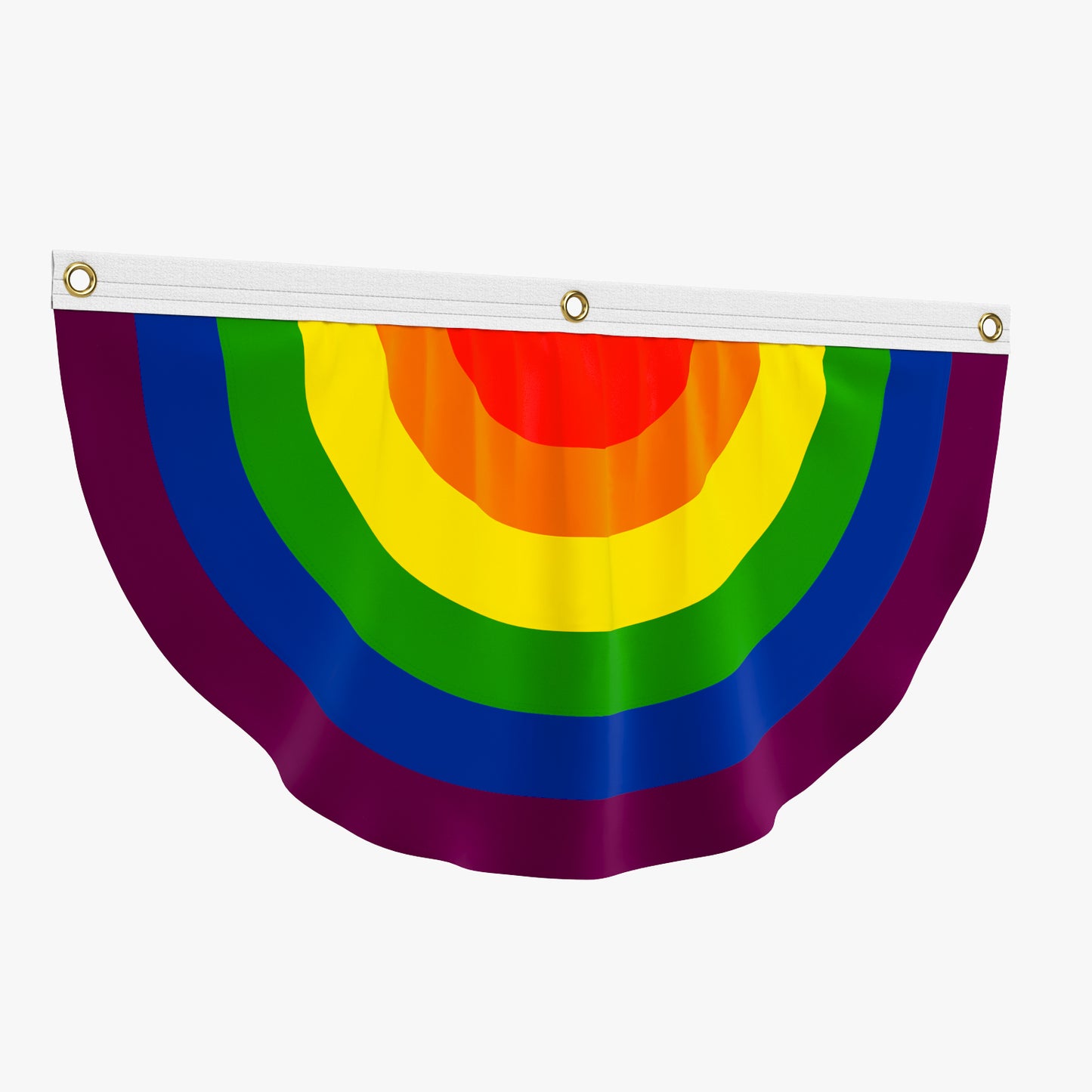 Rainbow Gay Pride Flag Bunting 3D Model