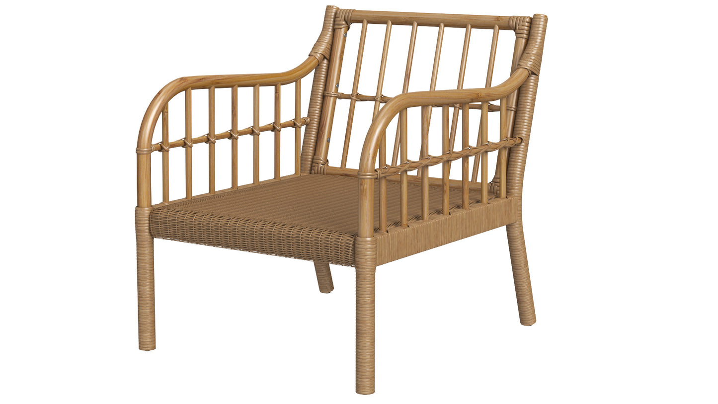 IKEA Rattan Chair Collection 3D Model