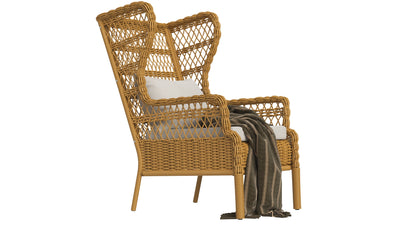 IKEA Rattan Chair Collection 3D Model