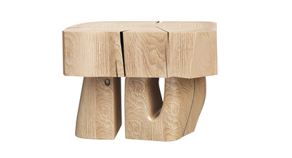 Raw Teak Root Oculta Stool 3D Model