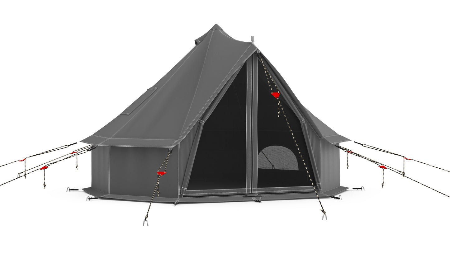 Regatta Canvas Bell Tent 3D Model