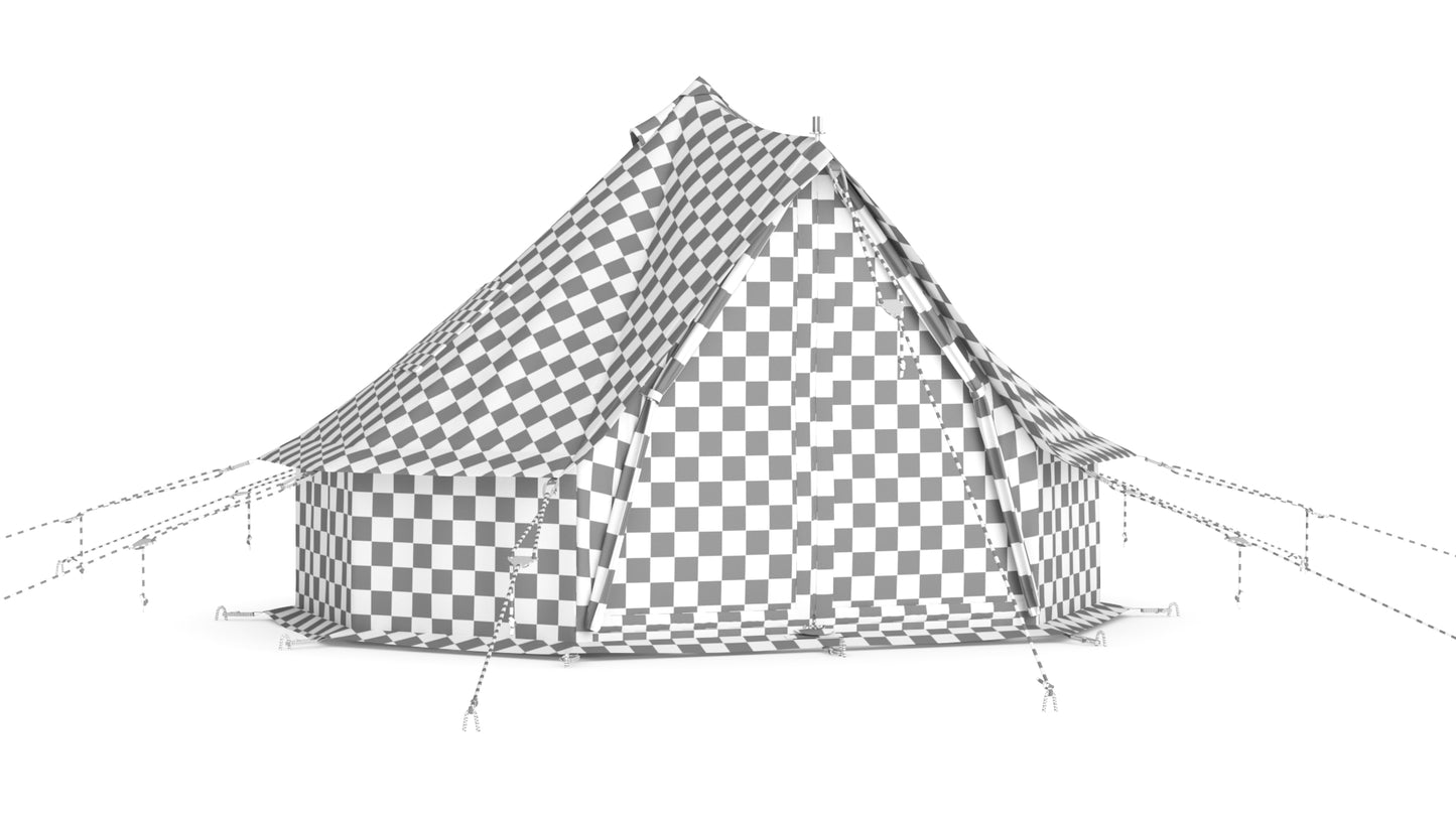 Regatta Canvas Bell Tent 3D Model