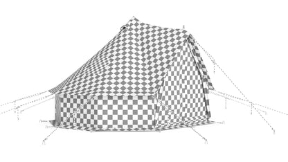 Regatta Canvas Bell Tent 3D Model