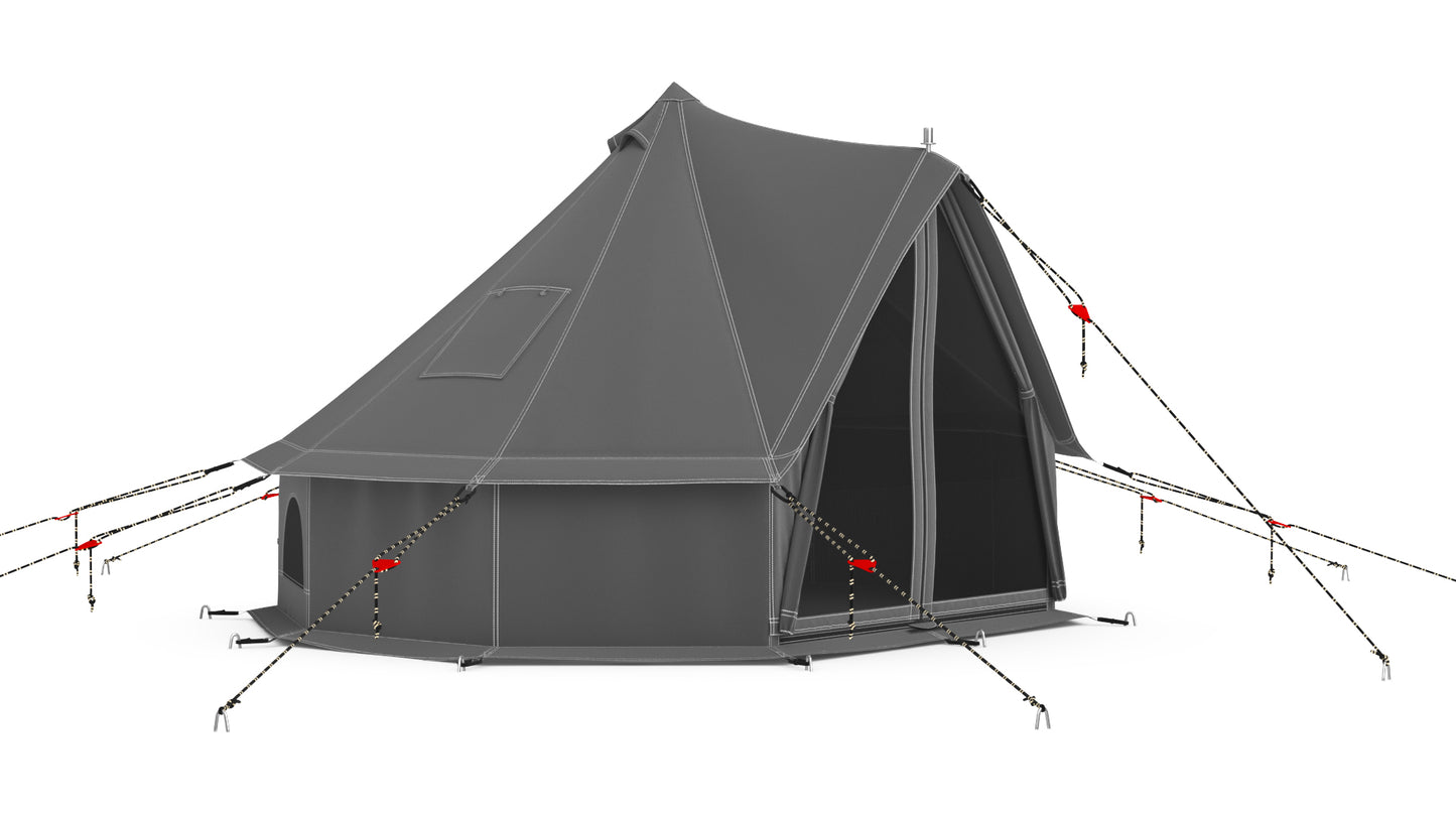 Regatta Canvas Bell Tent 3D Model