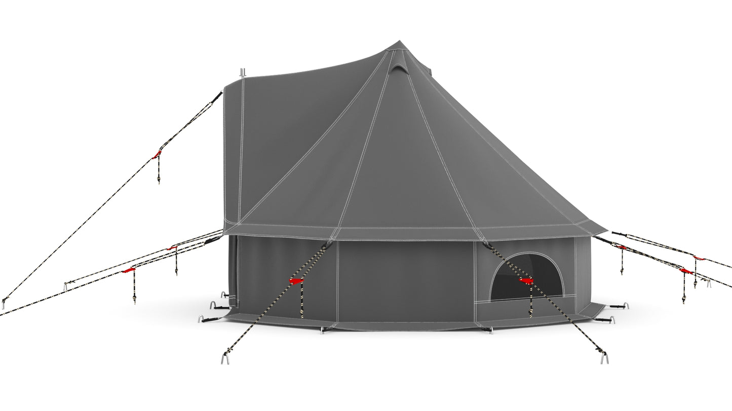 Regatta Canvas Bell Tent 3D Model