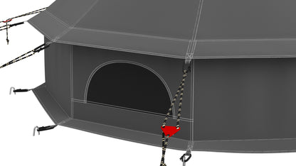 Regatta Canvas Bell Tent 3D Model