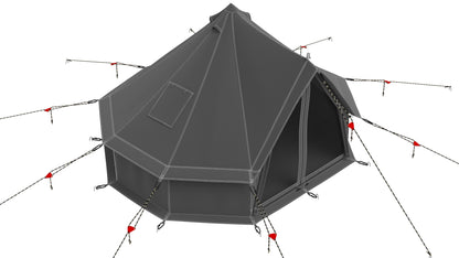 Regatta Canvas Bell Tent 3D Model