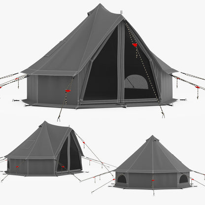 Regatta Canvas Bell Tent 3D Model