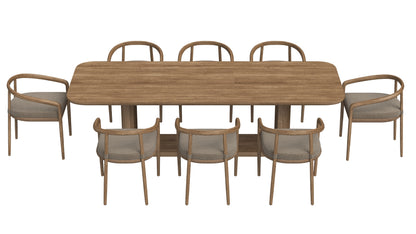 RH Evia Teak Outdoor Furniture Collection 3D Model