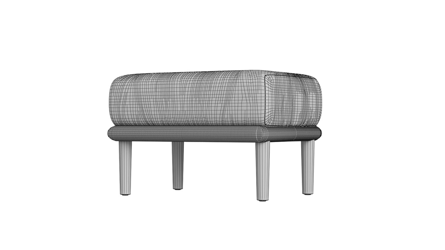 RH Evia Teak Outdoor Furniture Collection 3D Model