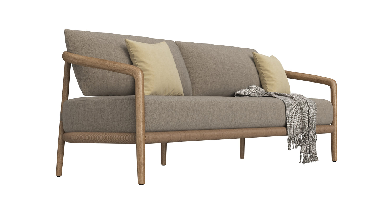 RH Evia Teak Sofa 3D Model