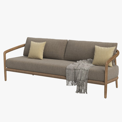 RH Evia Teak Sofa 3D Model