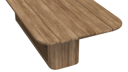 RH Oslo Open Teak Dining Table 3D Model