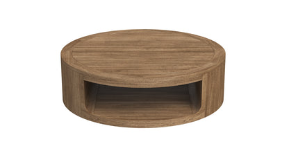 RH Oslo Open Teak Round Coffee Table 3D Model