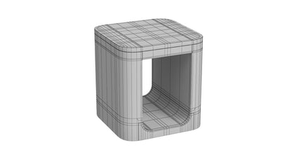 RH Oslo Open Teak Table Set 3D Model