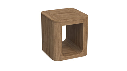 RH Oslo Open Teak Table Set 3D Model