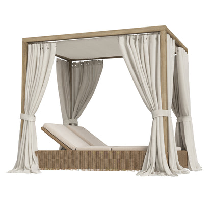 Restoration Hardware Provence Canopy Double Chaise