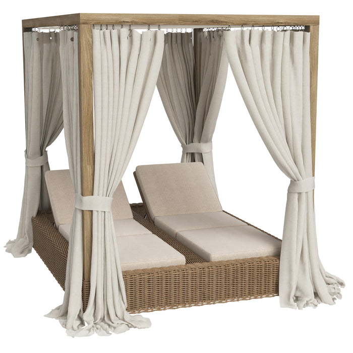Restoration Hardware Provence Canopy Double Chaise