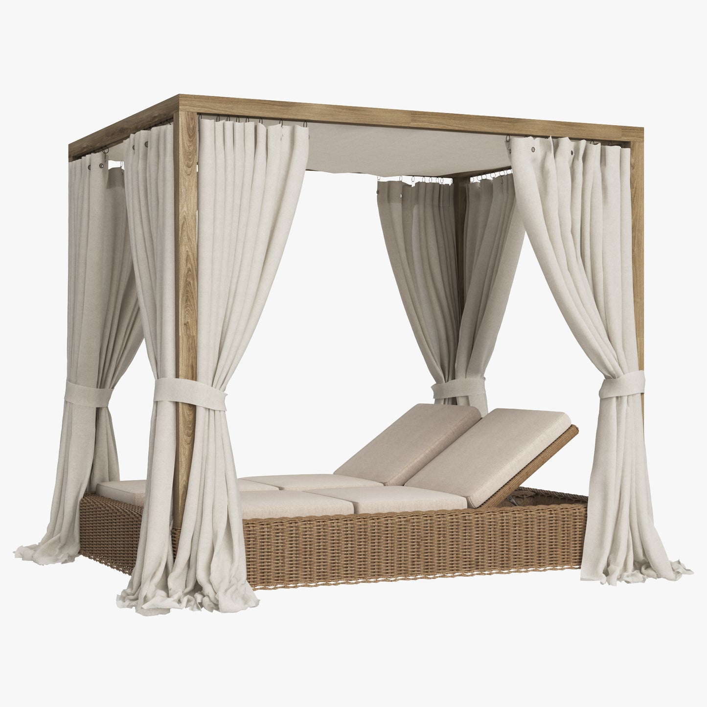 Restoration Hardware Provence Canopy Double Chaise