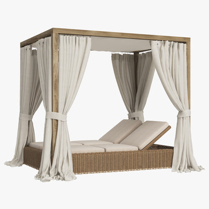 Restoration Hardware Provence Canopy Double Chaise