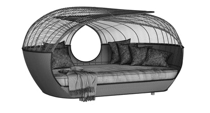 Restoration Hardware Spartan Daybed 3D Model