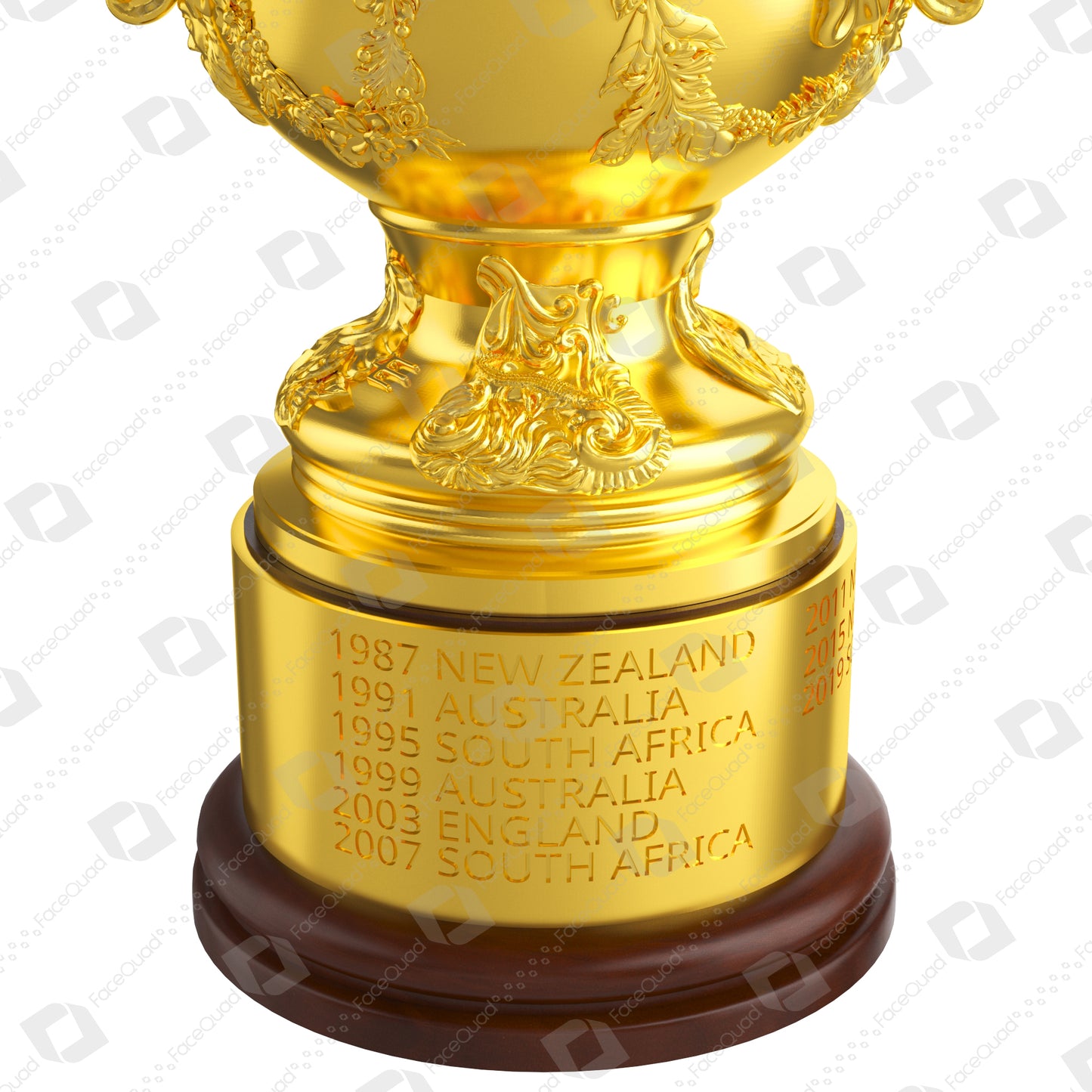 Rugby World Cup Trophy Collection 3D Model