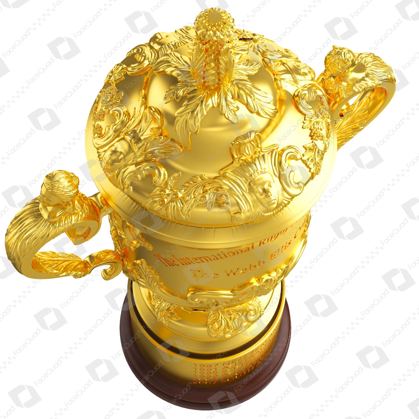 Rugby World Cup Trophy Collection 3D Model