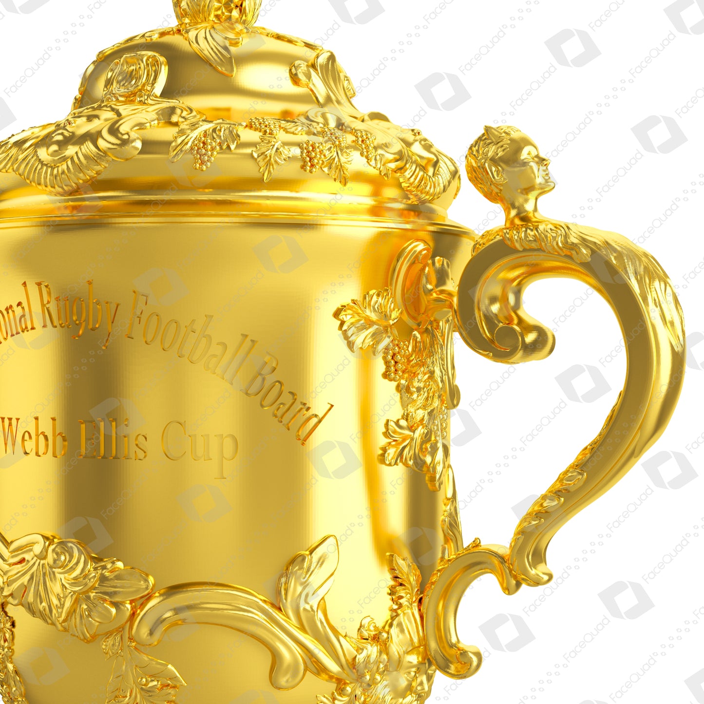 Rugby World Cup Trophy Collection 3D Model