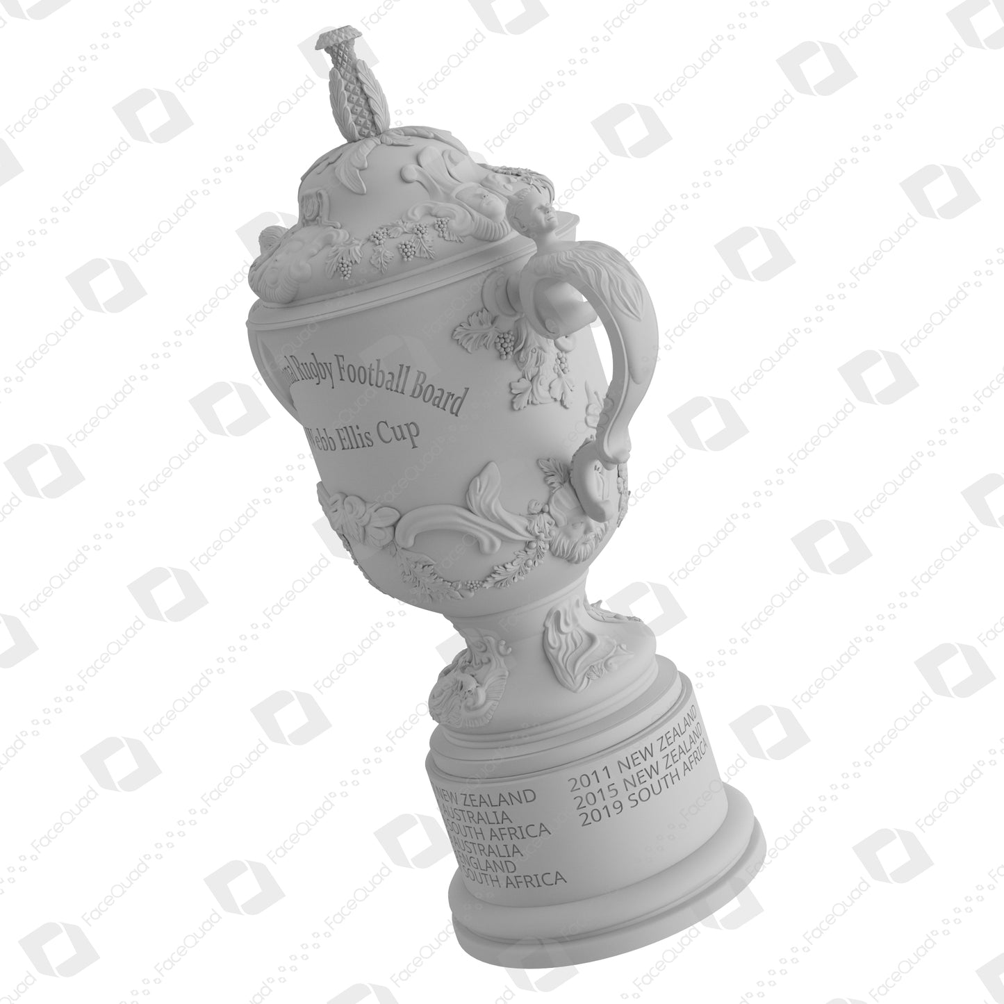 Rugby World Cup Trophy Collection 3D Model