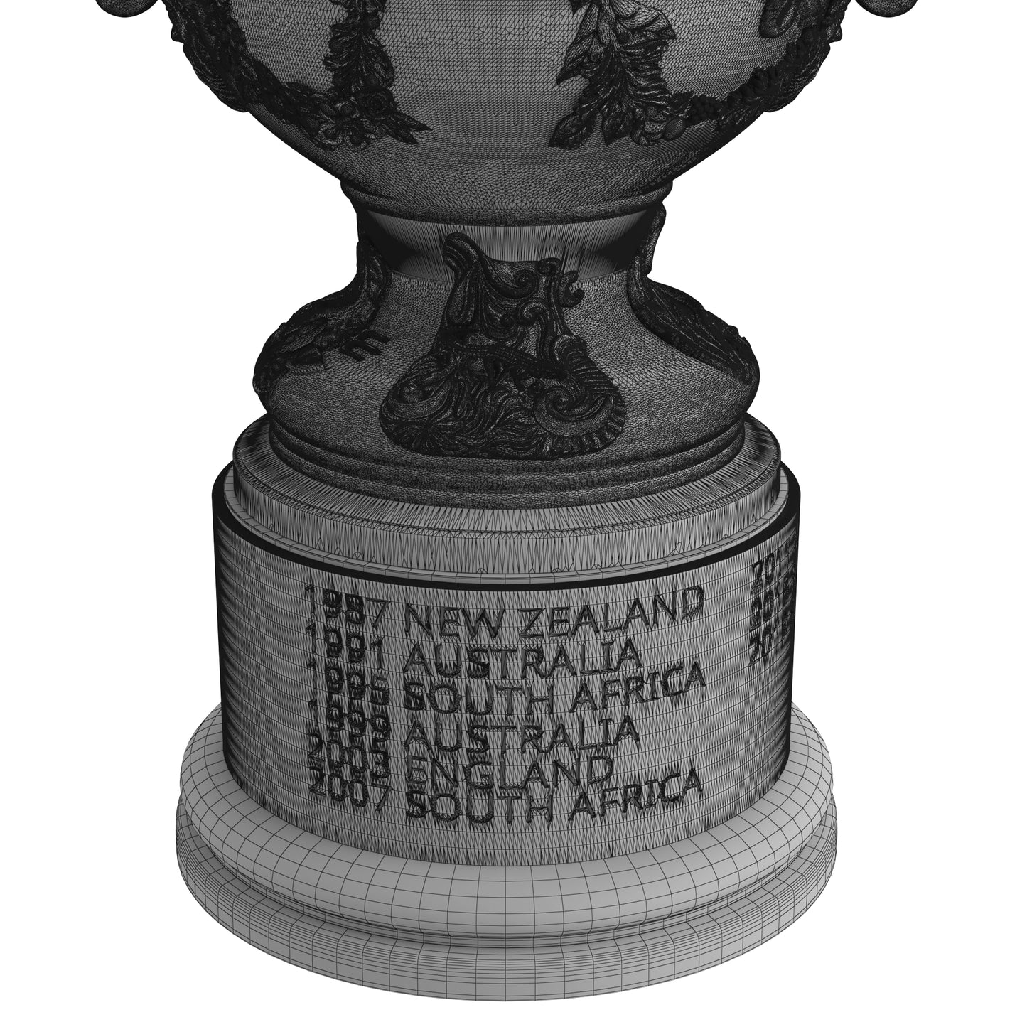 Rugby World Cup Trophy Collection 3D Model