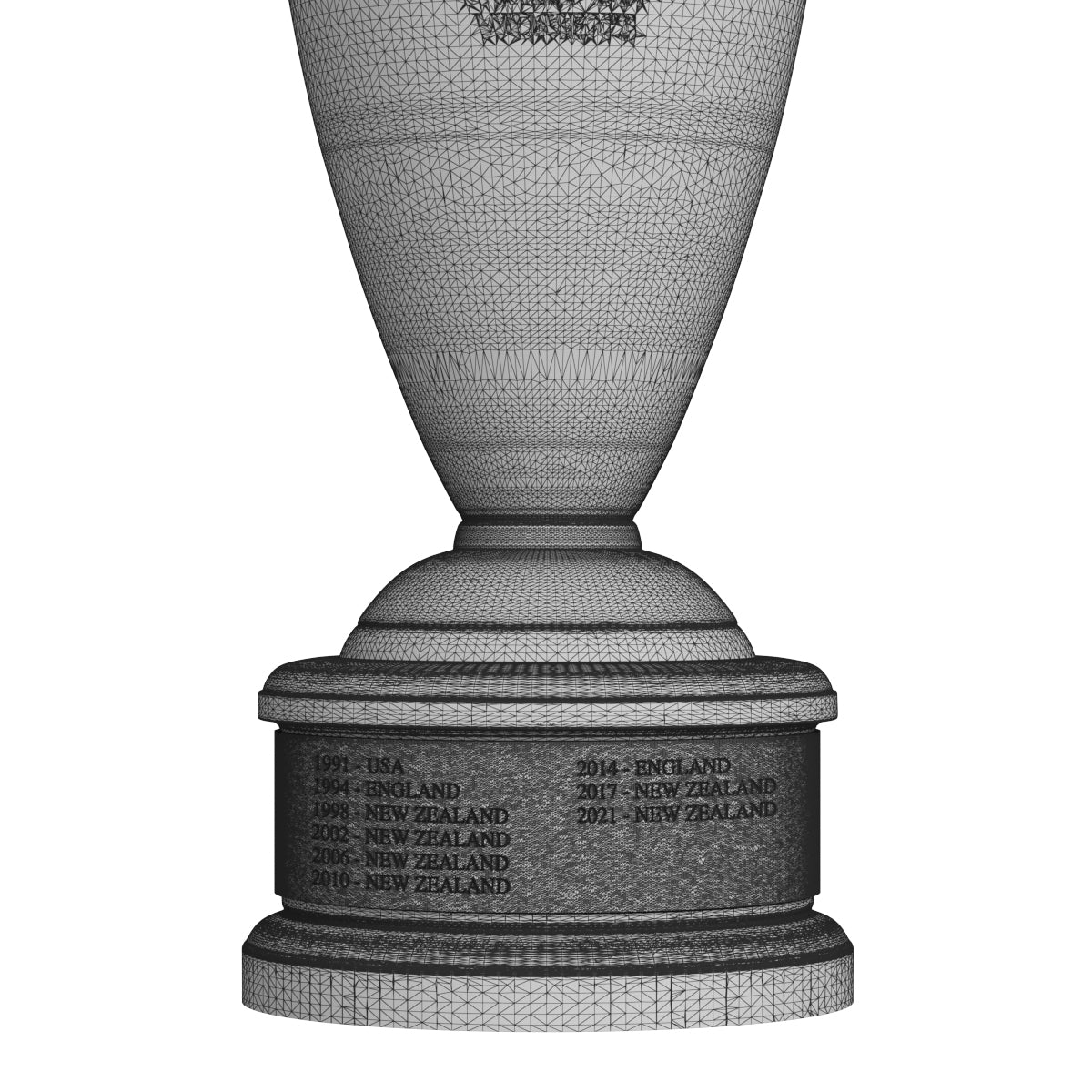 Rugby World Cup Trophy Collection 3D Model