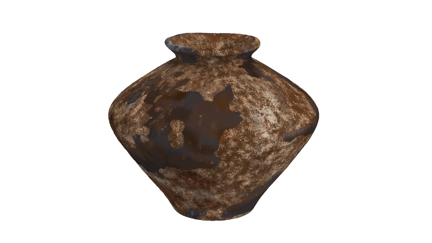 Rustic Vase Pottery 1 3D Model