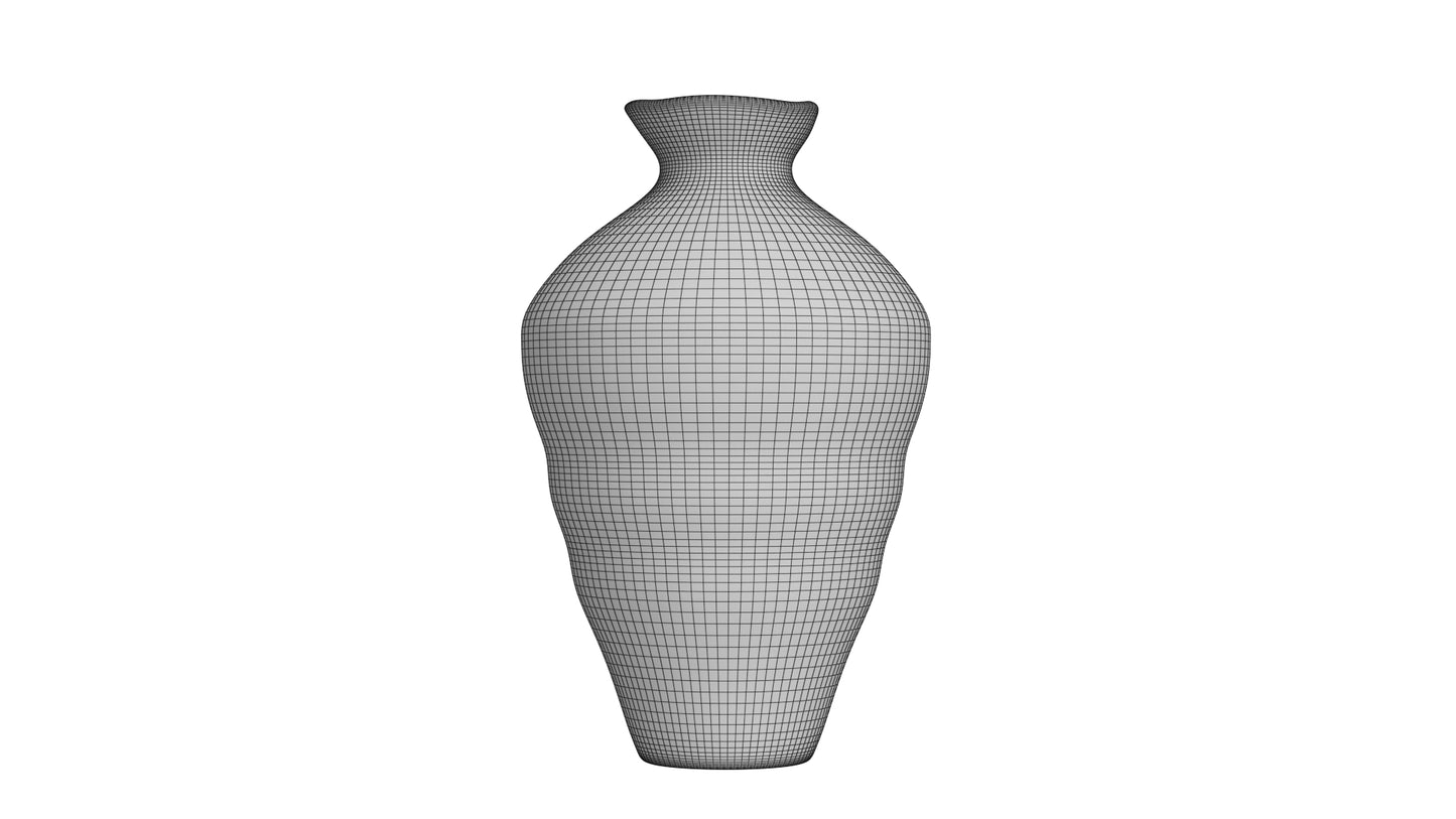 Rustic Vase Pottery 2 3D Model