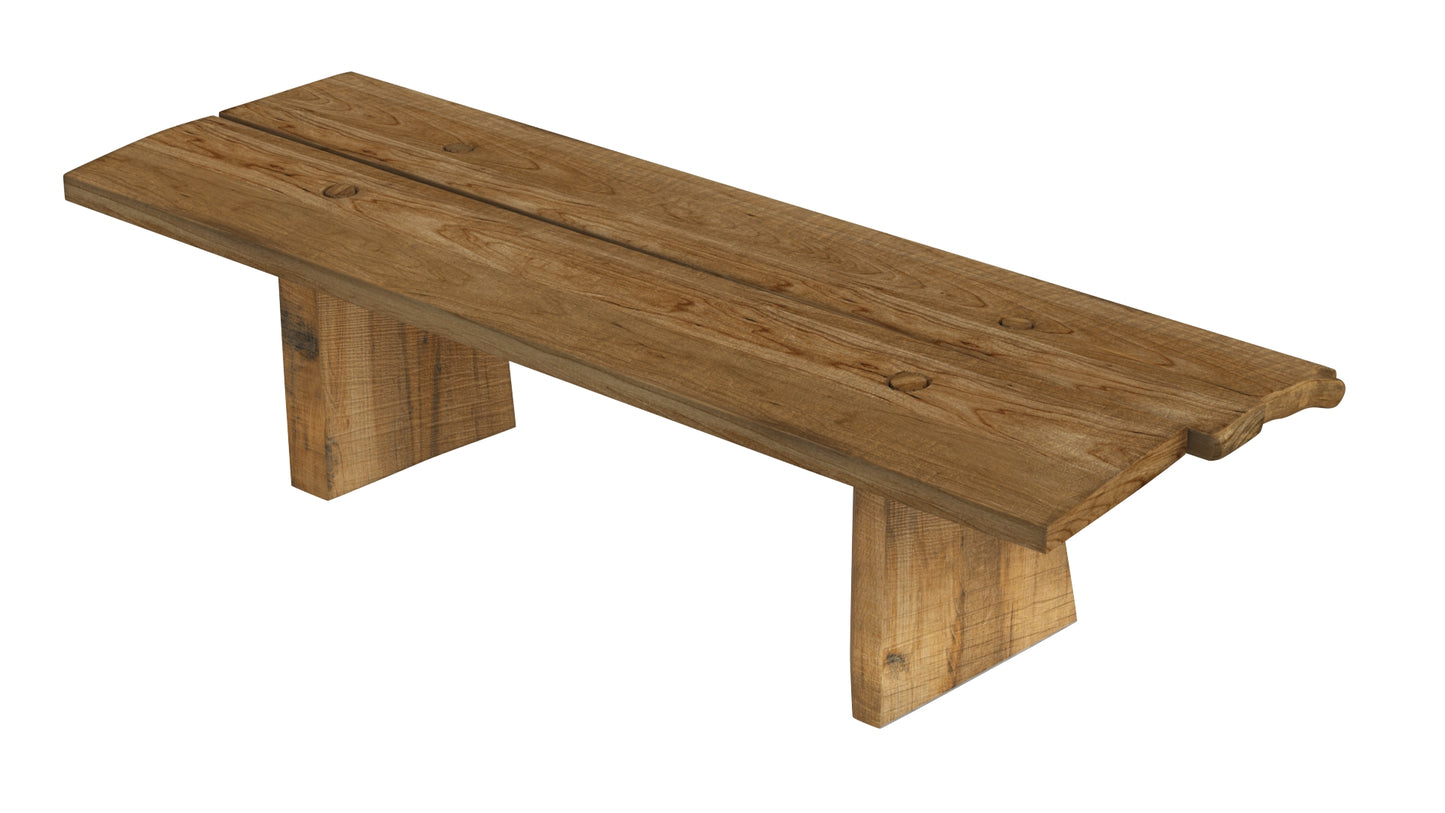 Sculpted Massive Dining Table 3D Model