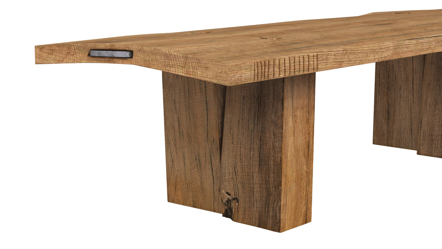 Sculpted Massive Dining Table V8 3D Model