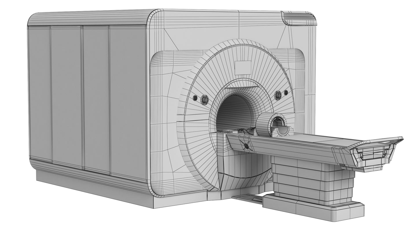 Siemens Healthineers Magnetom Terra X 7T MRI Scanner 3D Model