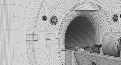 Siemens Healthineers Magnetom Terra X 7T MRI Scanner 3D Model