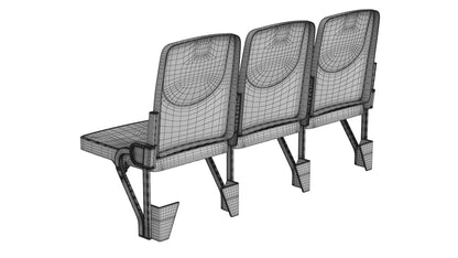 Figueras Stadium Seats 3D Model