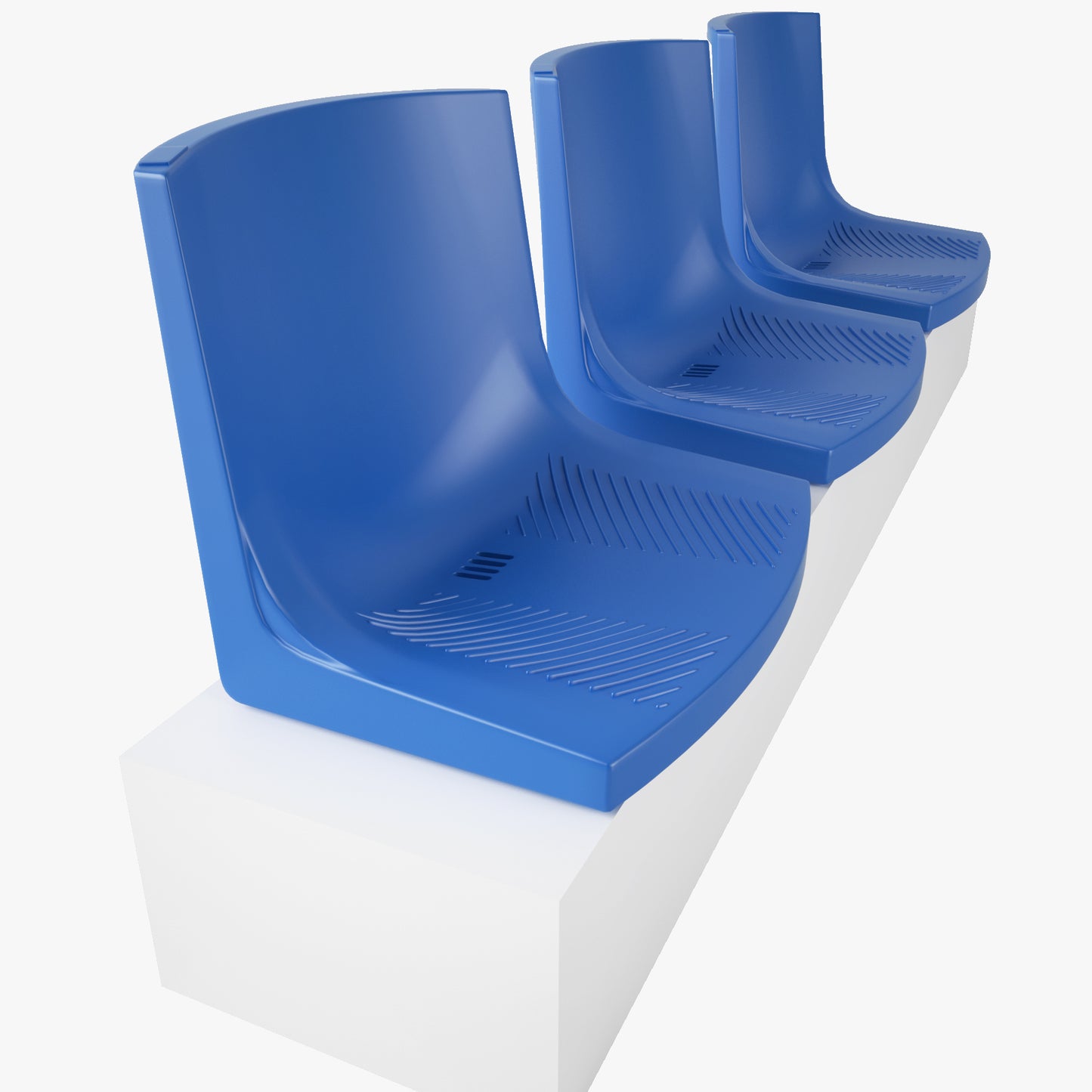 Stadium Seats Collection 3D Model