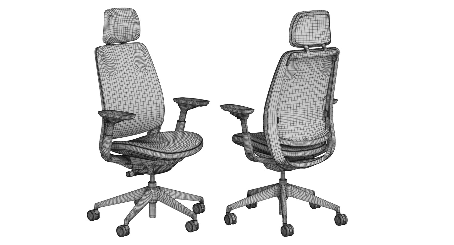 Steelcase Series 2 Office Chair 3D Model